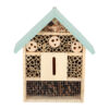 Esschert Design Houten Insectenhotel 10x24x29 cm Naturel/Mintgroen