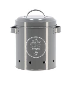 Esschert Design Voorraadblik voor Uien Antraciet