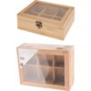 Excellent Houseware Bamboe Theekist 6-vaks