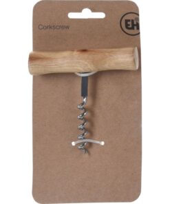 Excellent Houseware Kurkentrekker met Houten Handvat