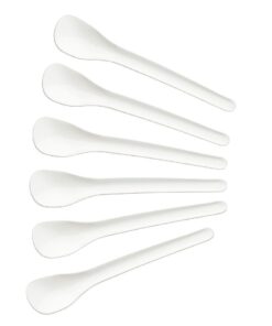 Fackelmann Eierlepels 14 cm 6 Stuks Wit