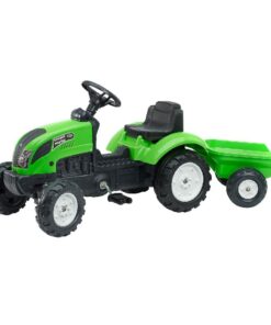 Falk Country Farmer Tractor + Aanhanger 123x42x53 cm Groen