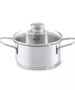 Fissler Snacky Kookpan + Deksel 14 cm RVS/Glas