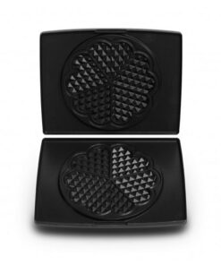 Fritel 142355 Bakplaten Hartjesvorm Aluminium/Zwart