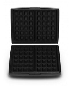 Fritel 142361 Bakplaten Brusselse-Luikse Wafels Aluminium/Zwart