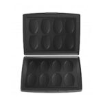 Fritel 142364 Madeleines Bakplaten Zwart/Aluminium