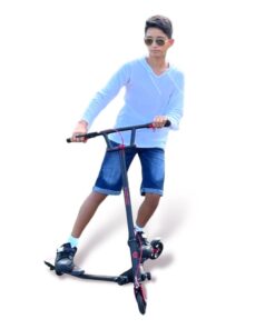 Funz Wiggler stunt step in het zwart – wiggle & stunt