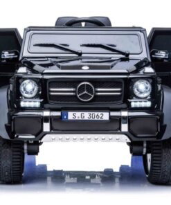 Alternative view of Mercedes elektrisch aangedreven auto voor kinderen 12 volt in het zwart