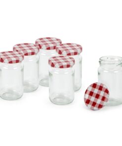 Glazen Weckpotjes 107 ml 6 Stuks