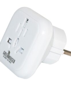 Greenmouse Travel Adapter World To Europe Wit