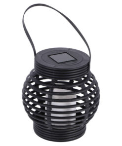 Grundig Soloar LED Lantaarn 15x16 cm Zwart