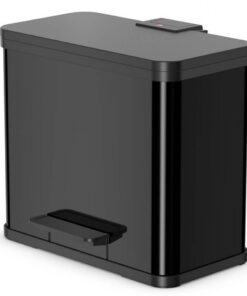 Hailo 0633-260 Öko Trio Plus L Pedaalemmer 3x9L Zwart