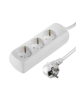 Hama 3-Way Power Strip With Child Safety Feature 5 M White