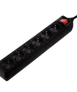 Hama 6-Way Ja.W.S.A.Ks.1.4M Bk