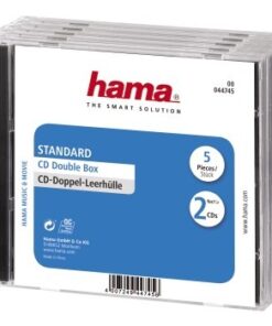 Hama CD Box Dubbel 5 Pak Geseald