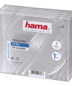 Hama CD Box Transparant 5Pak