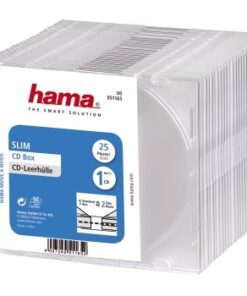 Hama CD Slim Box Transparant 25Pak