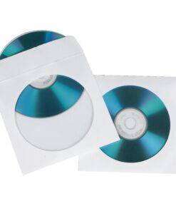 Hama CD/DVD Sleeves Papier Wit 50 Stuks