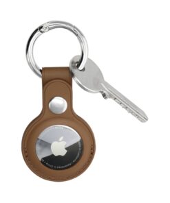 Hama Edge Protector Finest Sense Voor Apple AirTag Bruin