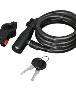 Hama Fiets-spiraalkabelslot 120 Cm Zwart