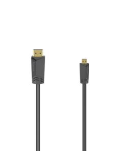 Hama High-speed HDMI&trade;-Kabel Con. Type A - Con. Type D (Micro) Ethernet 1