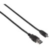 Hama Mini USB 2.0 Kabel A-B Mini 180 cm Zwart