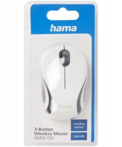 Hama Optische Minimuis 3-knops Draadloze Muis AMW-150 Wit