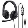 Hama PC-Office-headset HS-USB300 Stereo Zwart
