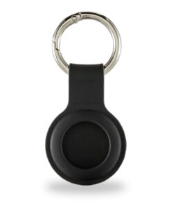 Hama Sleutelhanger Fantastic Feel Voor Apple AirTag Siliconen-look Zwart
