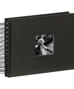 Hama Spiraalalbum Fine Art 24 X 17 Cm 50 Zwarte Pagina's Zwart