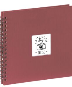 Hama Spiraalalbum Fine Art 28x24 cm 50 Zwarte Pagina's Rood