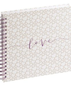 Hama Spiraalalbum Romance 28x24 Cm 40 Witte Pagina's