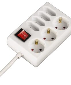 Hama Stekkerdoos 7-voudig Met Schakelaar 1.4m Wit