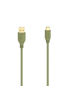 Hama USB-C-kabel Flexi-Slim USB 2.0 480 Mbit/s Turtle Green 0