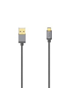 Hama USB-C-kabel USB 2.0 480 Mbit/s Metaal 0