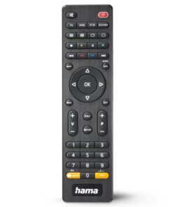 Hama Universele TV-Afstandsbediening voor 4 Apparaten met App-Toets Zwart