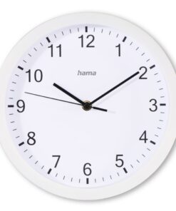 Hama Wandklok Elba Tikt Niet 25 cm Wit