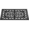 Hamat Rubberen Deurmat French Lilly 45x75 cm Zwart