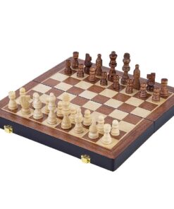 Houten Opklapbaar Schaakspel 38.5x38.5x5.8 cm