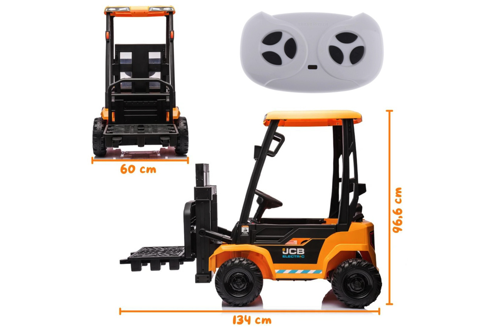 JCB elektrisch aangedreven Heftruck voor elektrisch aangedreven auto voor kinderen 12 volt | Funz - Afbeelding 15