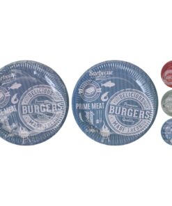 Kartonnen Wegwerpbordjes 23 cm 10 Stuks