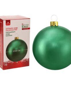 Kerstbal Opblaasbaar 45 cm Groen