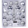Kerstballen 19 Stuks Zilver