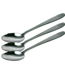 Kiwi Lepels 3 Stuks RVS