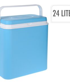 Koelbox 24L Blauw/Wit