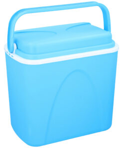 Koelbox 24L Blauw/Wit