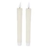 LED Kaarsen + Afstandsbediening 2 Stuks Ivoor