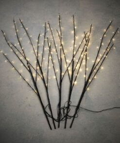 LED Takken 200 LEDs 90x30 cm 5 Stuks Zwart