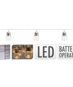 LED Verlichtingsnoer met 30 Lampjes Warm Wit