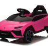 Lamborghini Lanzador elektrisch aangedreven auto voor kinderen 12 volt in het roze